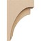 Ekena Millwork 5"W x 10"D x 15"H Classic Rivera Rough Cedar Woodgrain TimberThane Corbel, Primed Tan CORUR05X10X15RIVRCPR - alternate 4